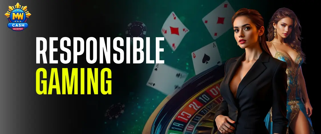 responsible gaming mwcash jackpot logo casino dealer