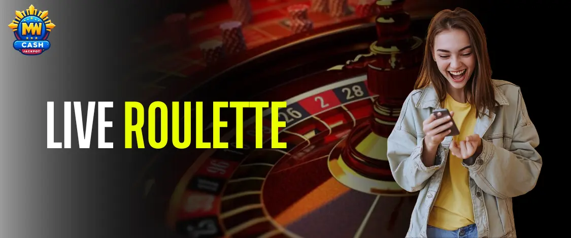 live roulette on mwcash jackpot ph